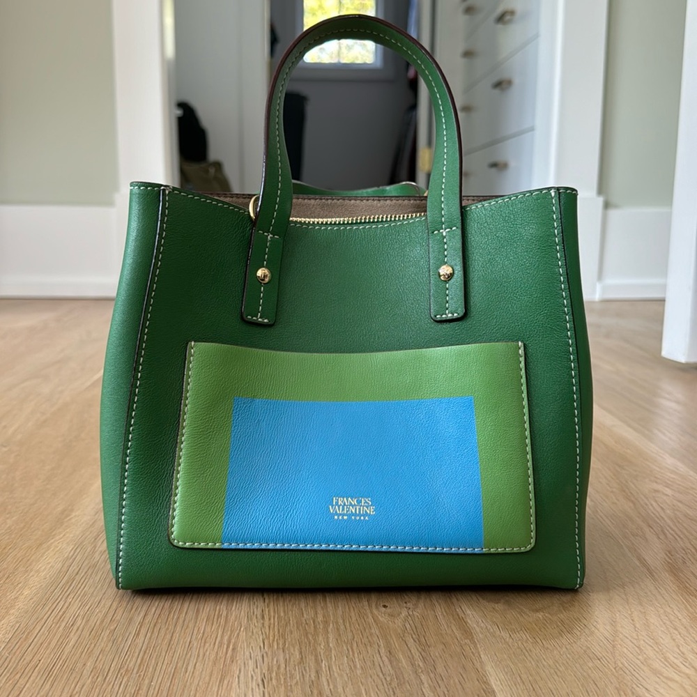 Frances Valentine small green handbag